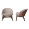 Baxton Studio Lovella MidCentury Modern Grey Fabric and Walnut Brown Finished Wood 2Piece Accent Chair Set 225-2PC-12949-ZORO - alternate 7
